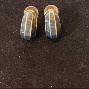 Elegant Navy Blue and Gold Earrings | Bundle 4 for $20!